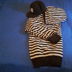 Galaxy Striped Zip-up Hoodie